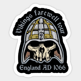 Vikings farewell tour 1066 Sticker